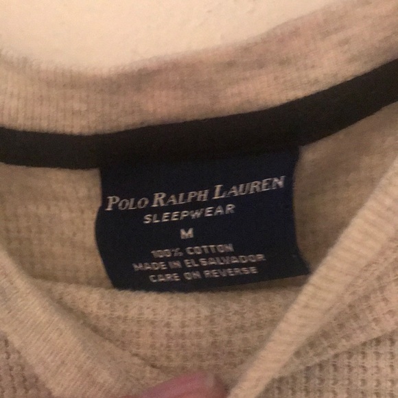 Polo Ralph Lauren thermal top sleepwear - Picture 3 of 3
